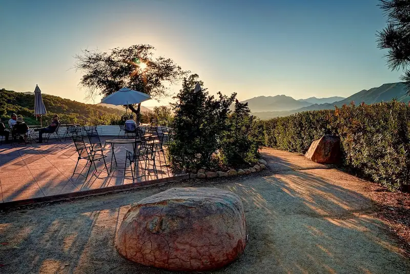 Meditation place in Ojai, California